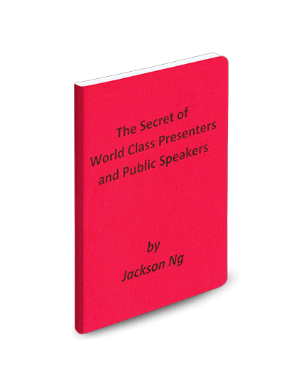 The Secret of World Class Presenters and Public Speakers Booklet